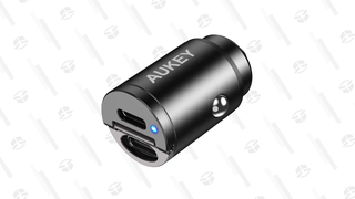 Keep Your Devices Going with this $12 Aukey USB-C Car Charger